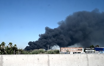 Incendio en Francisco Álvarez