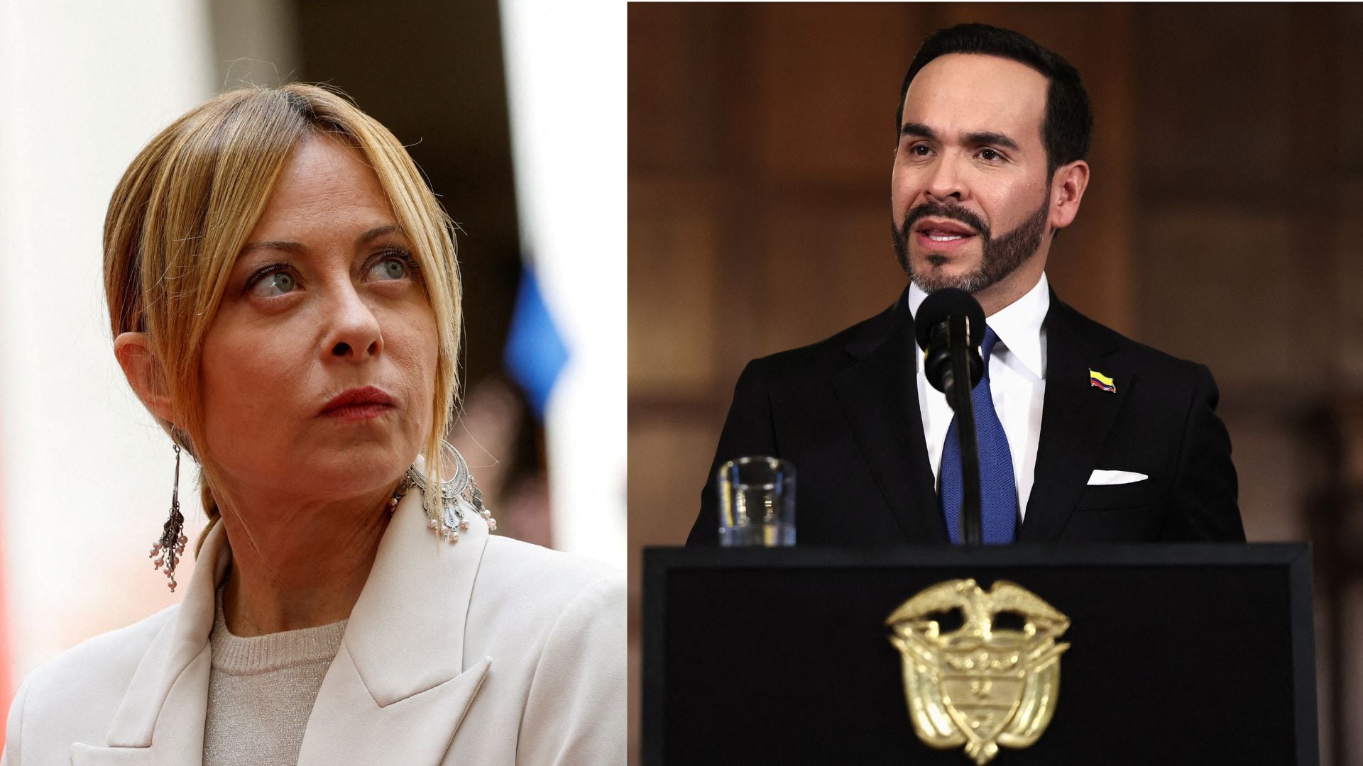 El pronunciamiento de Abelardo de la Espriella fue hecho a través de su cuenta oficial de, en la que destacó el mandato de la primera ministra de Italia - crédito Remo Casill/Luisa González/REUTERS