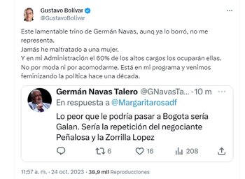 El candidato a la Alcaldía