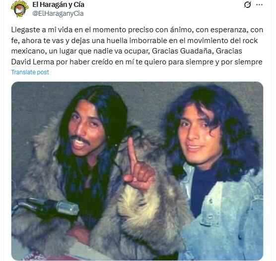 El Haragán se despidió de amigo