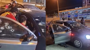 Balacera en Barranco: atacan auto