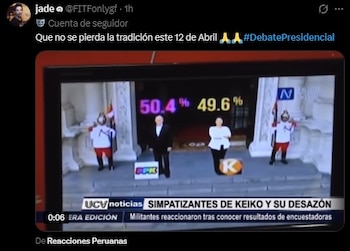 Debate 2026: usuarios convierten cruces entre candidatos en memes durante la tercera jornada en redes. Captura: X.