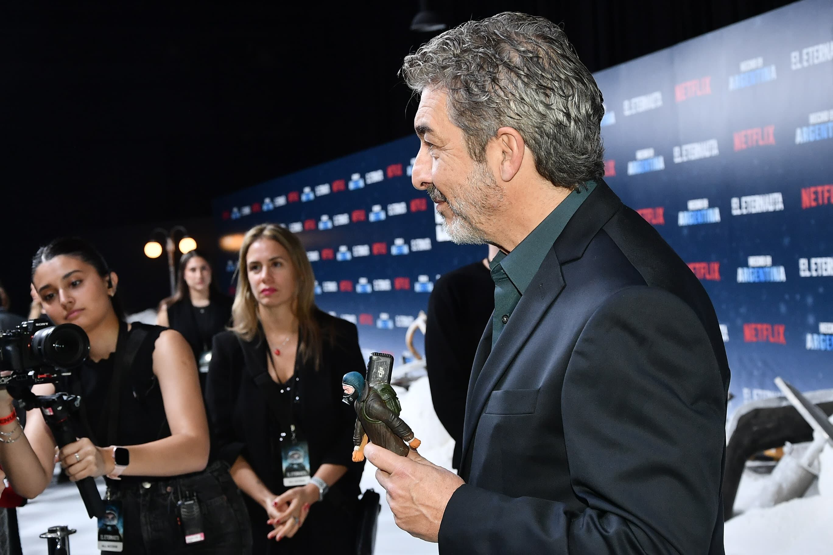 Así fue la llegada de Ricardo Darín al evento (Crédito: RS Fotos)