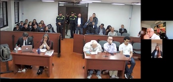 Un juez de Bogotá emitió un fallo condenatorio contra Ricardo Rafael González Castro y Juan Carlos Suárez Ortiz por el homicidio del estudiante Jaime Esteban Moreno - crédito Fiscalia