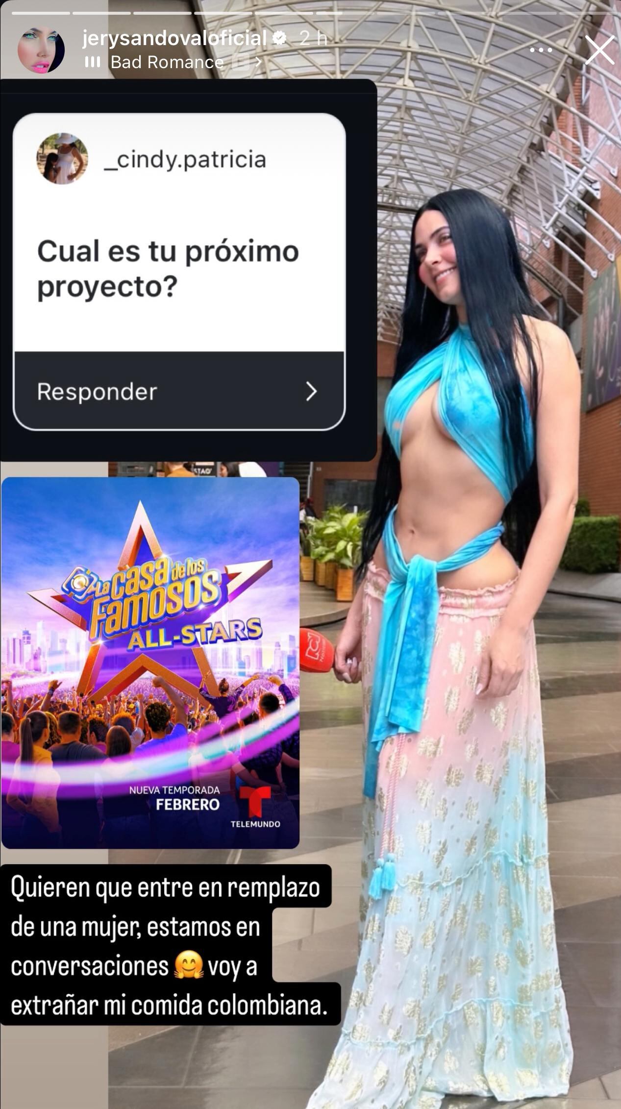 Jery Sandoval reveló cuál es el proyecto en el que está trabajando para iniciar - crédito @jerysandovaloficial/IG