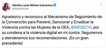 (Foto: Twitter @MaluMicher)