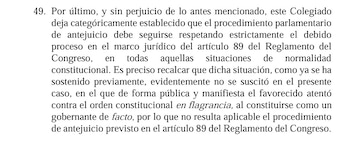 Fallo del TC que validó la vacancia y levantamiento del fuero de Pedro Castillo no fue tomado en cuenta por el grupo de trabajo de la ONU.