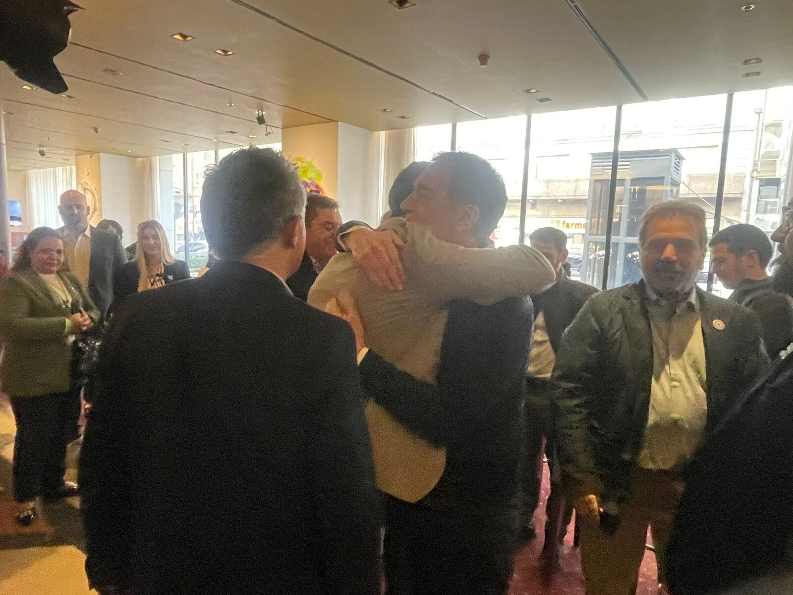 Diego Santilli estuvo presente en la presentación del acuerdo