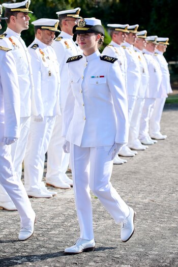 La Princesa Leonor llega a