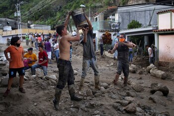 Las lluvias en esa zona