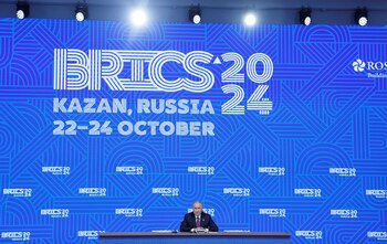 Vladimir Putin en la cumbre