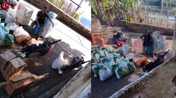 La ayuda humanitaria incautada (foto: