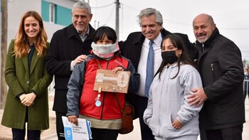 El Presidente se mostró con