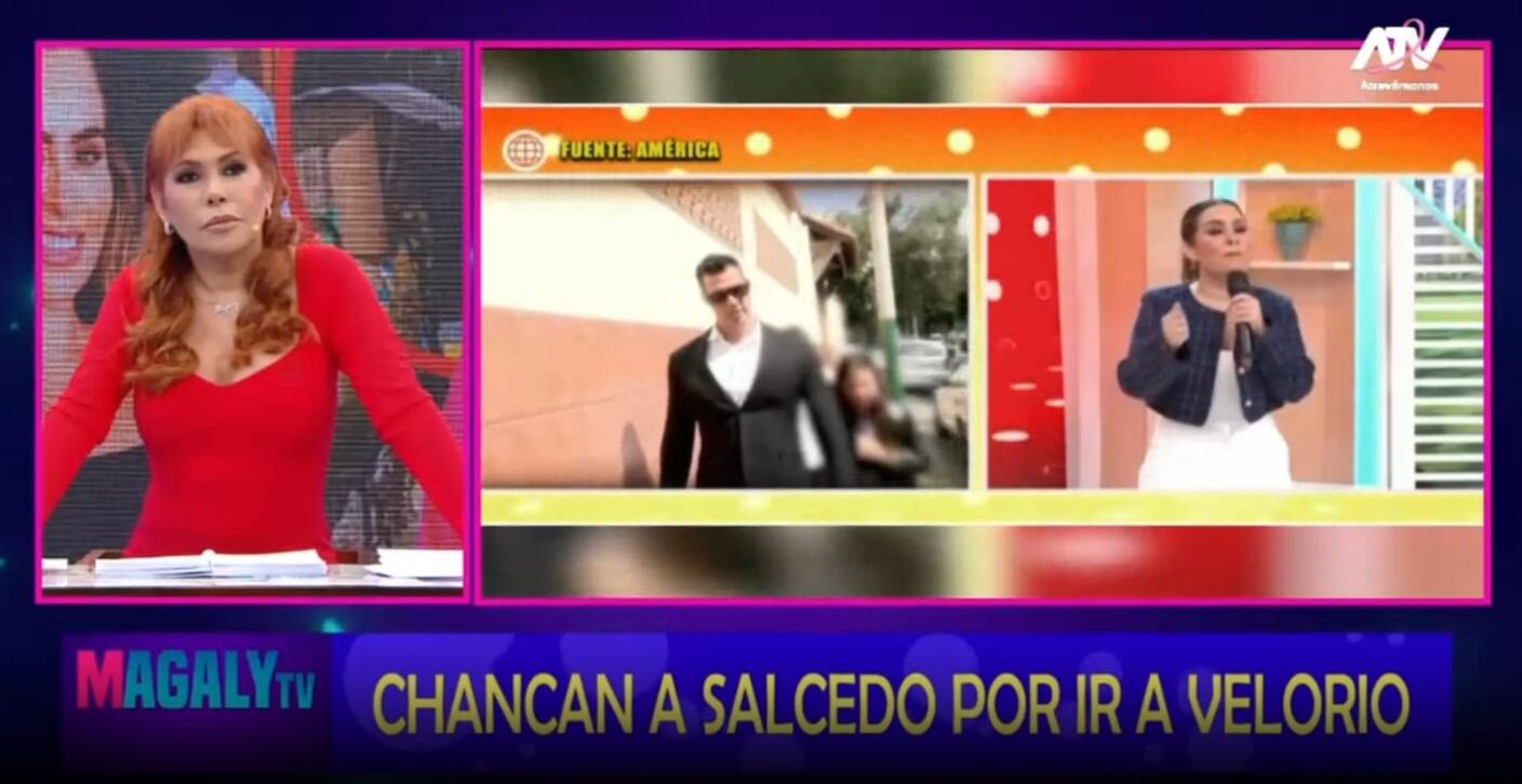 Magaly Medina defiende a Gustavo Salcedo: “Lo que confesó fue un lío de dos, no creo que le haya mentido”. Infobae Perú / Captura TV - Magaly TV La Firme