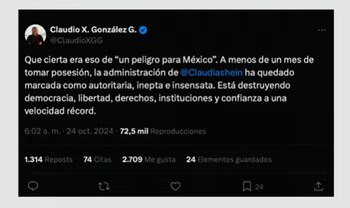 Claudio X. González, Claudia Sheinbaum