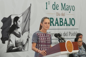 Sheinbaum destacó la creación de la reforma contra la brecha salarial por género. | Presidencia