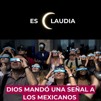 Memes eclipse Claudia Sheinbaum
