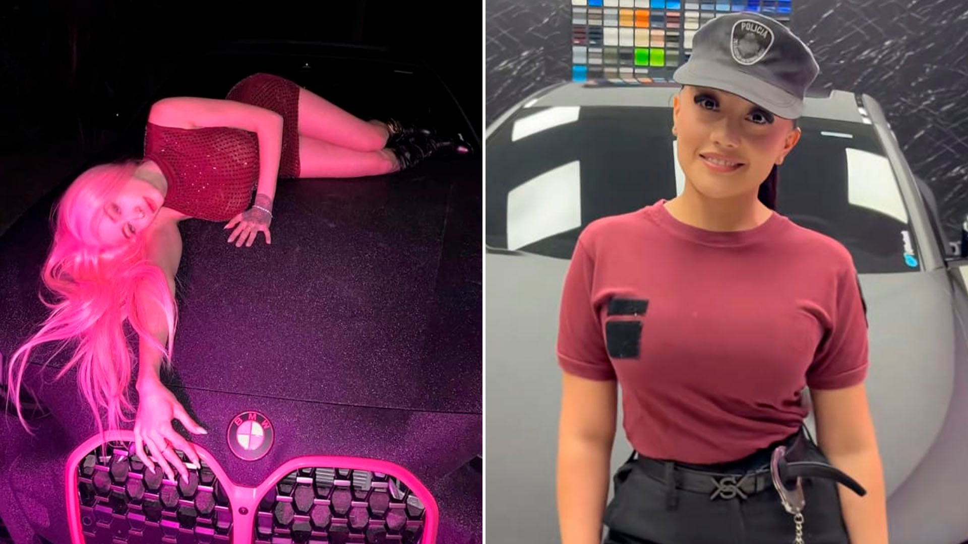La mujer y la 'polihot', es investigada por su presunta implicación en un trágico accidente automovilístico mortal al volante de un BMW.