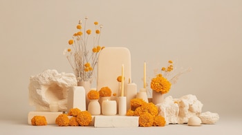 Altar de muertos moderno, decoración sencilla, simbolismo cultural, ambiente espiritual, homenaje familiar, tradición mexicana reinterpretada. - (Imagen Ilustrativa Infobae)