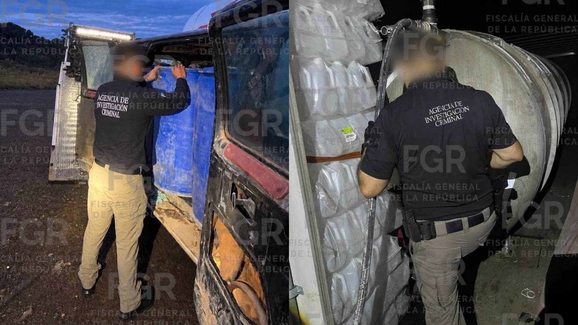 Fueron a un cateo y encuentran un túnel con tomas clandestinas de combustible en Nuevo León. FGR