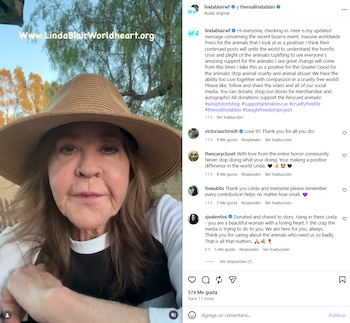Linda Blair dice que la redada en su casa fue "algo positivo" para los animales