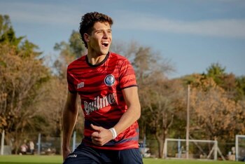 El futbolista Felipe Bergoglio, sobrino