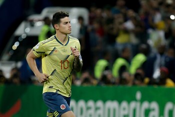 James Rodríguez jugador de la