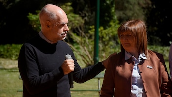 Patricia Bullrich y Horacio Rodríguez