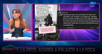 Magaly Medina destapa lo que dicen los usuarios sobre Jefferson Farfán tras su último mensaje. Captura: Magaly Medina.