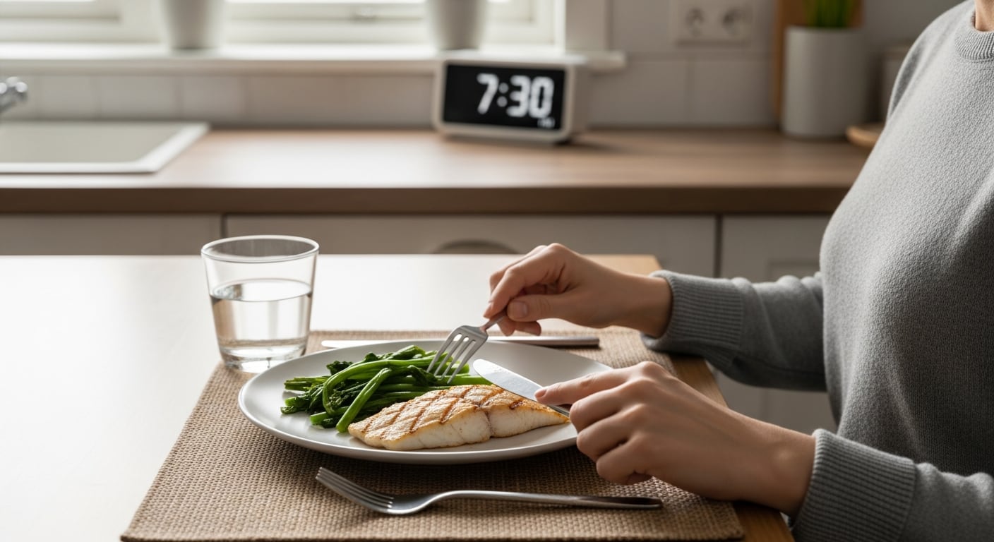 Cenar más temprano y evitar comidas antes de dormir puede mejorar la presión arterial nocturna y la frecuencia cardíaca durante el sueño. (Imagen Ilustrativa Infobae)