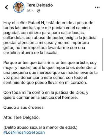 Tere Delgado, cofundadora del grupo