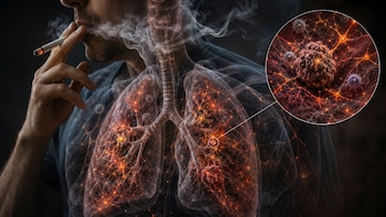 Cómo el sistema nervioso ayuda al cáncer de pulmón a ocultarse del sistema inmune