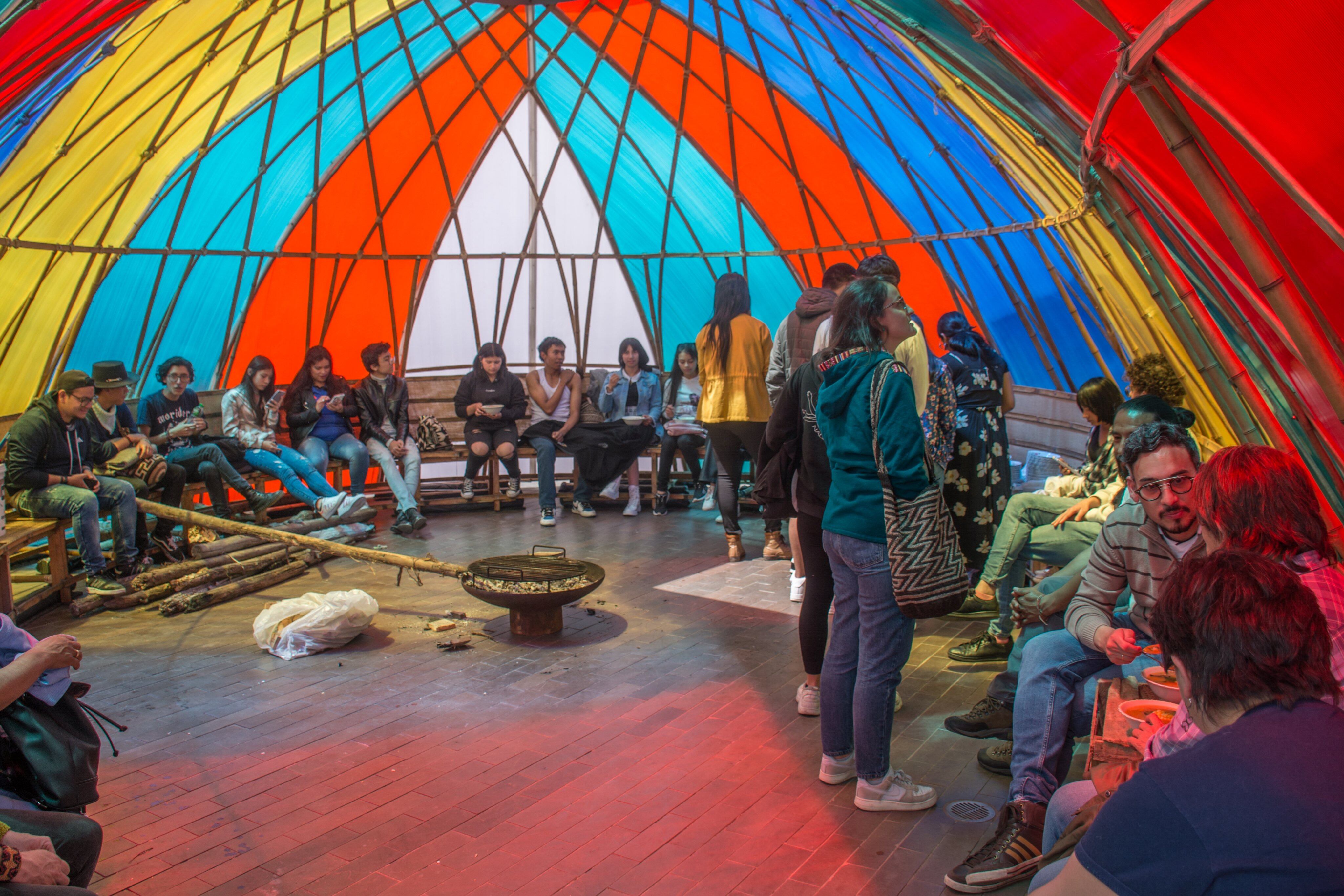 El funcioanrio habló postivamente de los proyecto sociales del pais - crédito Alcaldía de Bogotá