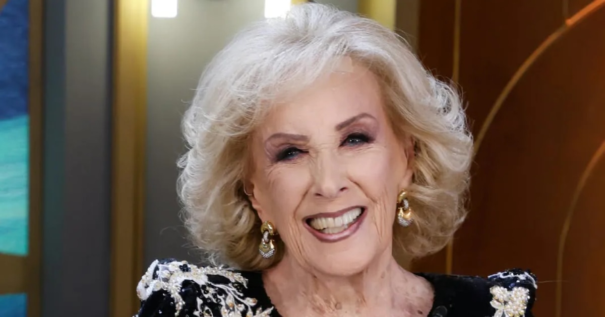 Photo: Infobae Mirtha Legrand absente de son émission en raison d'un état grippal
