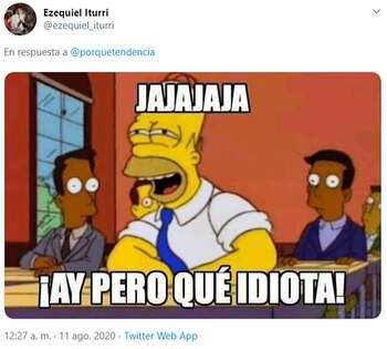 Tampoco podía faltar Homero Simpson