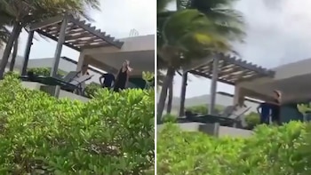 Extranjera intenta adueñarse de playa en Playa del Carmen y mexicanos le organizan un picnic frente a su casa como protesta