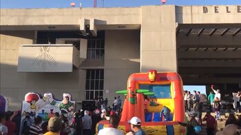 Hubo juegos infantiles y diversas