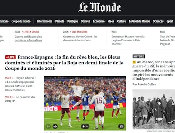 portada le monde francia derrota españa