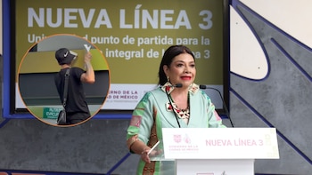 Balconean arreglos de última hora en la estación Universidad para visita de Clara Brugada