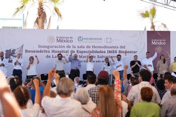 La presidenta Claudia Sheinbaum estuvo