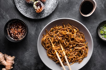 Fideos chinos de la longevidad,