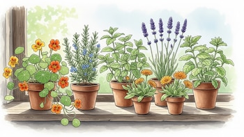 7 plantas comestibles que ayudan a ahuyentar mosquitos y decoran el hogar de manera natural