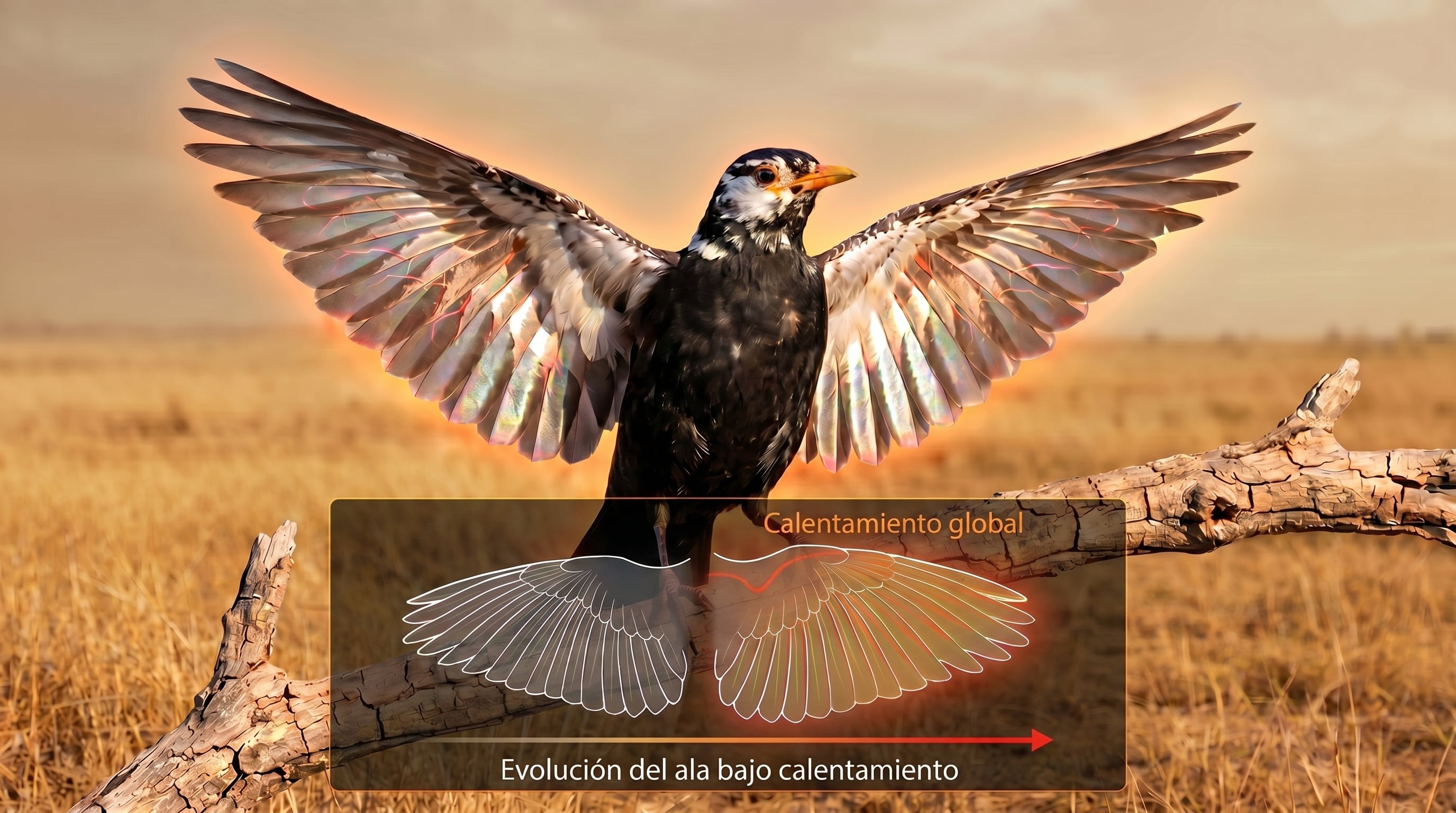 Por qué la evolución de las plumas en las aves les permitiría sobrevivir al aumento de temperaturas