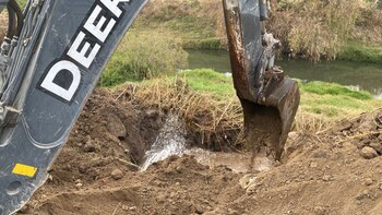 Para reparar el acueducto dañado