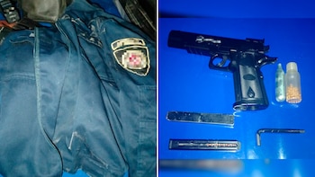 Córdoba: detuvieron en un country a un hombre vestido como policía que hacía disparos con un arma de aire comprimido