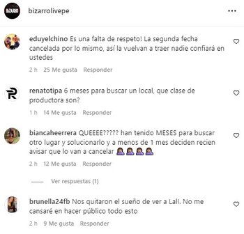 Usuarios molestos con la cancelación