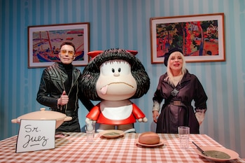 Imagen complementaria de En fotos: la presentación de Mafalda Inmersiva reunió a famosos, artistas y escritores