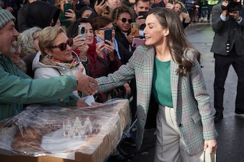 La reina Letizia a su