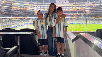El posteo de Antonela Roccuzzo tras la victoria de Argentina ante Jordania
