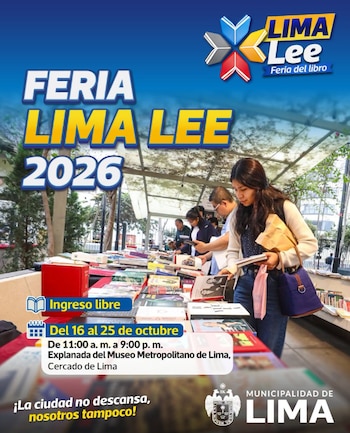 El Museo Metropolitano de Lima será la sede del encuentro, que atenderá al público de 11 a. m. a 9 p. m. durante sus diez días de programación - Créditos: Municipalidad de Lima.